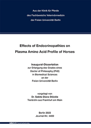 Effects of Endocrinopathies on Plasma Amino Acid Profile of Horses