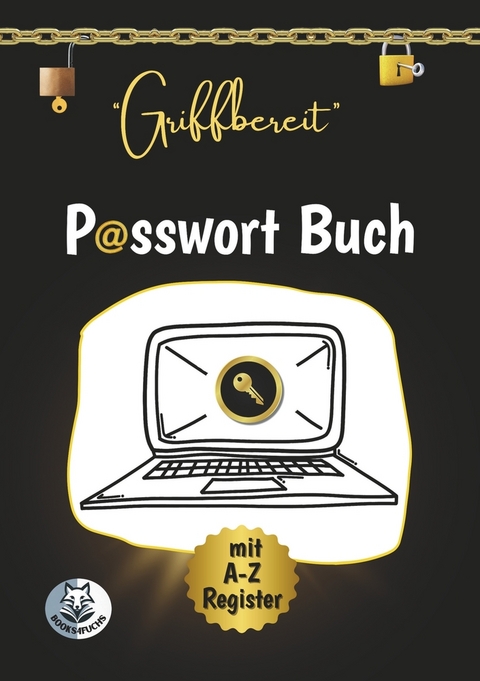 "Griffbereit" - PASSWORT BUCH mit A-Z Register - Books 4Fuchs