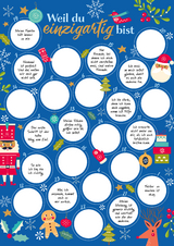 Weil du einzigartig bist &ndash; Der Rubbel-Adventskalender f&uuml;r Jungs - Sybille Beck