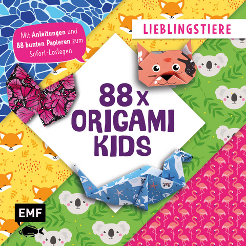 88 x Origami Kids &ndash; Lieblingstiere - Thade Precht