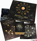 Astro-Cards - Luxury Edition - Box u. Karten mit Goldpr&auml;gung/Goldschnitt, limitierte u. nummerierte Ausgabe - Tanja Brock