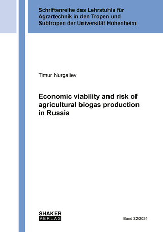 Economic viability and risk of agricultural biogas production in Russia