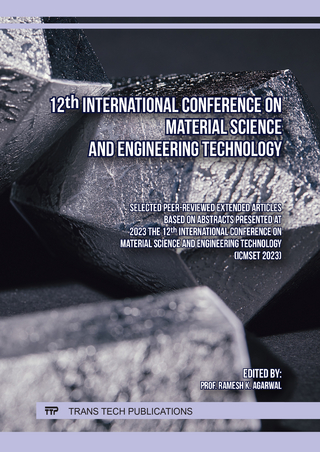12th International Conference on Material Science and Engineering Technology