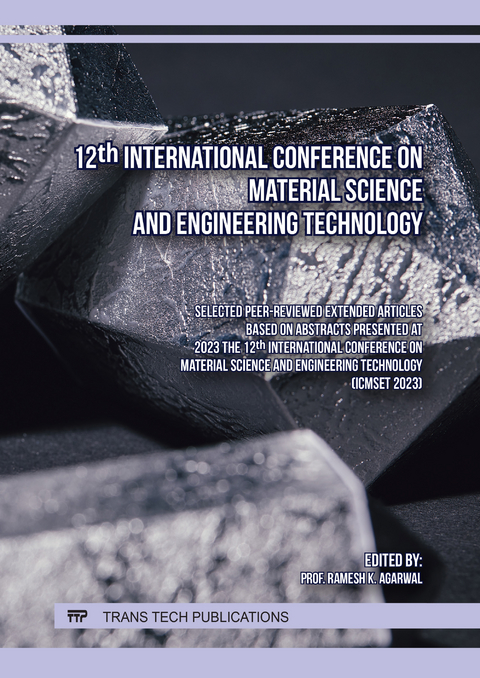 12th International Conference on Material Science and Engineering Technology - 