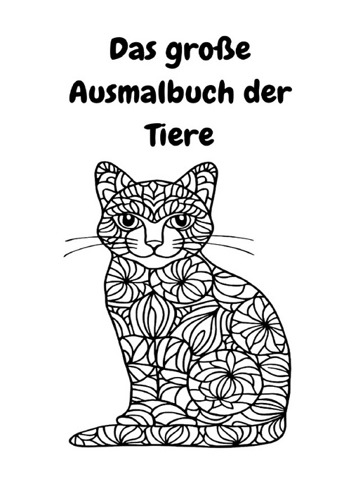 Das gro&szlig;e Ausmalbuch der Tiere - Sabrina Ertelt-Krakau