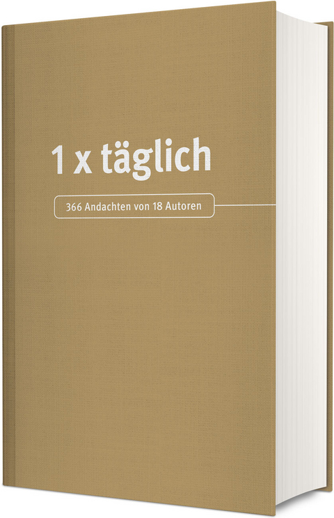1x t&auml;glich
