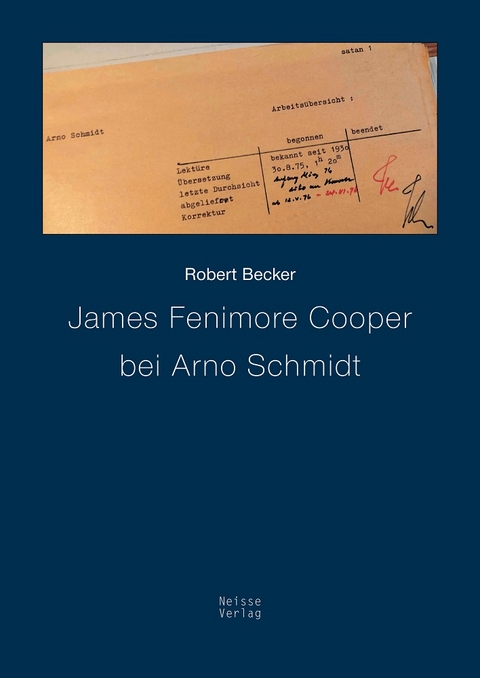James Fenimore Cooper bei Arno Schmidt - Robert Becker