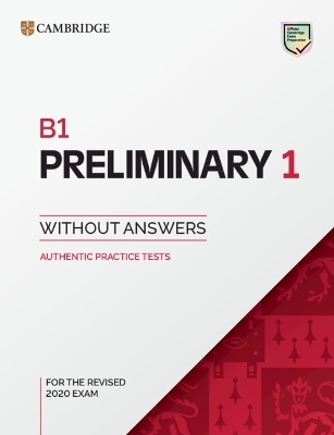 B1 Preliminary 1 for the Revised 2020 Exam Student's Book without Answers