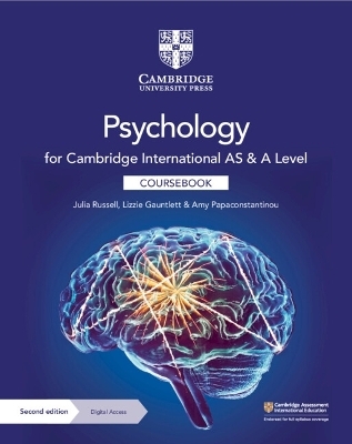 Cambridge International AS & A Level Psychology Coursebook with Digital Access (2 Years) - Julia Russell, Lizzie Gauntlett, Amy Papaconstantinou