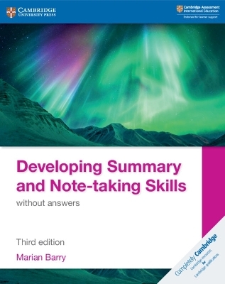 Developing Summary and Note-taking Skills without answers - Marian Barry