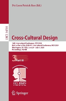 Cross-Cultural Design - 