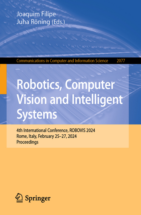 Robotics, Computer Vision and Intelligent Systems - 