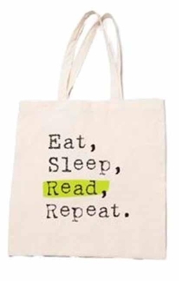 Eat, Sleep, Read, Repeat Tote - Gibbs-Smith Gibbs-Smith