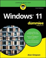 Windows 11 For Dummies, 2nd Edition - Simpson, Alan
