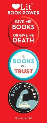 Book Power 3 Badge Set - Gibbs Smith