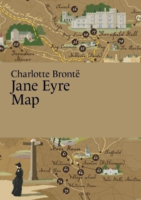 Charlotte Brontë, Jane Eyre Map - Martin Thelander