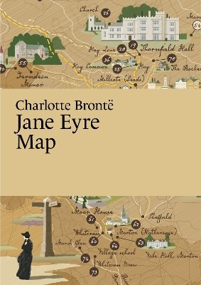 Charlotte Bront&euml;, Jane Eyre Map - Martin Thelander