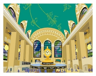 New York City Grand Central Station Art Print 11x14