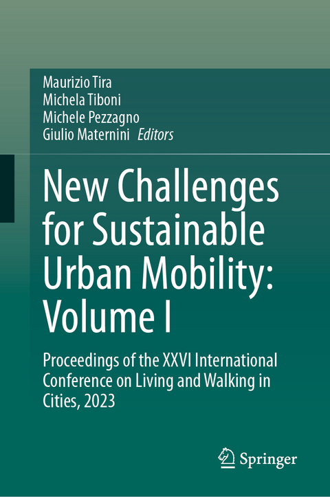 New Challenges for Sustainable Urban Mobility: Volume I - 