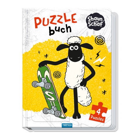 Tr&ouml;tsch Shaun das Schaf Puzzlebuch - 