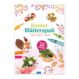 Tr&ouml;tsch Malbuch Bastelbuch Bunter Bl&auml;tterspa&szlig; Wald Malen Basteln Gestalten - 