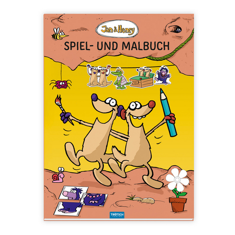 Tr&ouml;tsch Jan und Henry Spiel- und Malbuch - 