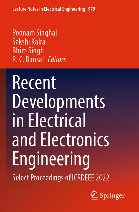 Recent Developments in Electrical and Electronics Engineering - 