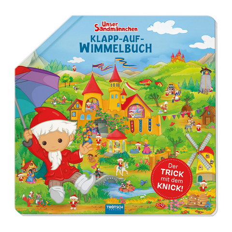 Tr&ouml;tsch Unser Sandm&auml;nnchen Klapp-auf-Wimmelbuch Pappenbuch - 