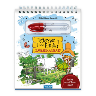 Trötsch Pettersson und Findus Zaubermalspaß mit Wasserstift Malblock