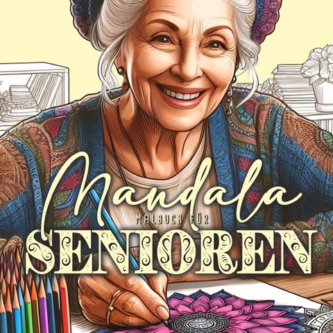 Mandalas f&uuml;r Senioren Malbuch f&uuml;r Erwachsene - Monsoon Publishing, Musterst&uuml;ck Grafik