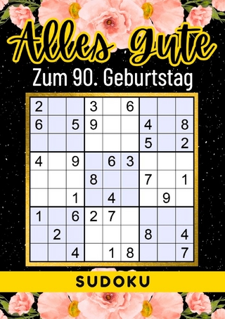 90 Geburtstag Geschenk | Alles Gute zum 90. Geburtstag - Sudoku