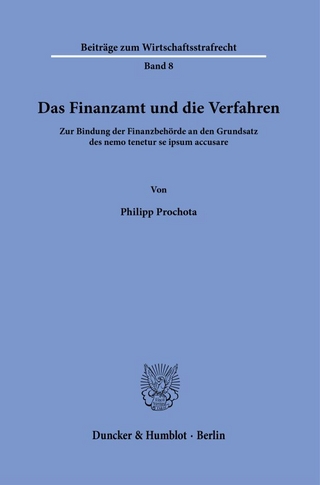 Das Finanzamt und die Verfahren