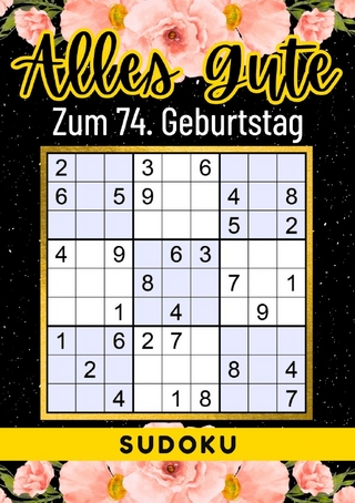 74 Geburtstag Geschenk | Alles Gute zum 74. Geburtstag - Sudoku
