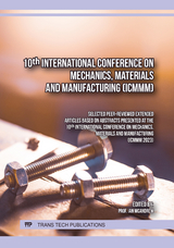 10th International Conference on Mechanics, Materials and Manufacturing (ICMMM) - 