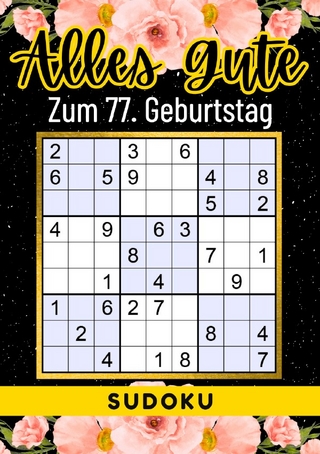 77 Geburtstag Geschenk | Alles Gute zum 77. Geburtstag - Sudoku