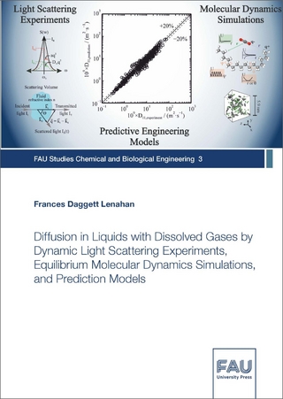Diffusion in Liquids with Dissolved Gases by Dynamic Light Scattering Experiments, Equilibrium Molecular Dynamics Simulations, and Prediction Models