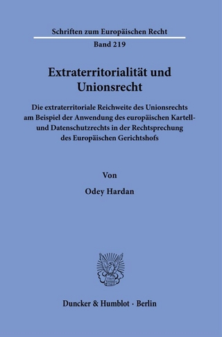 Extraterritorialität und Unionsrecht