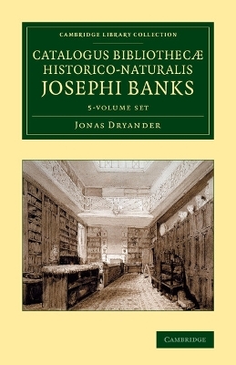 Catalogus bibliothec&aelig; historico-naturalis Josephi Banks 5 Volume Set - Jonas Dryander