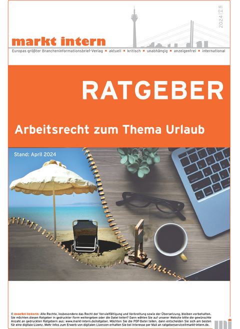 Ratgeber Arbeitsrecht zum Thema Urlaub - Prof. Dr. Claudia Ossola-Haring, Peter Vogt