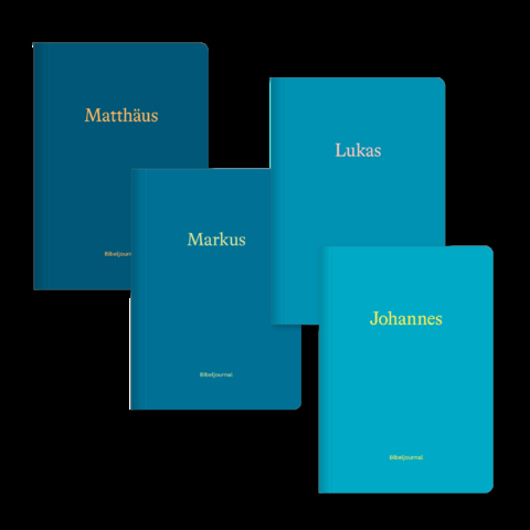 Bibeljournale &ndash; Paket Evangelien (Matth&auml;us, Markus, Lukas, Johannes) - 