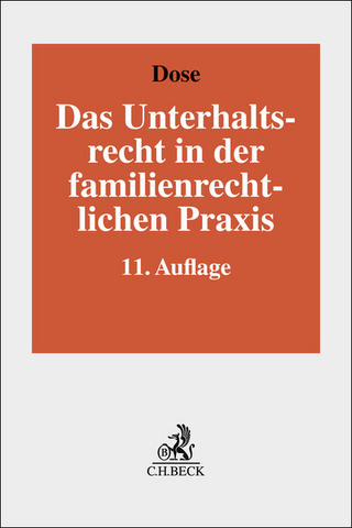 Unterhaltsrecht in der familienrechtlichen Praxis