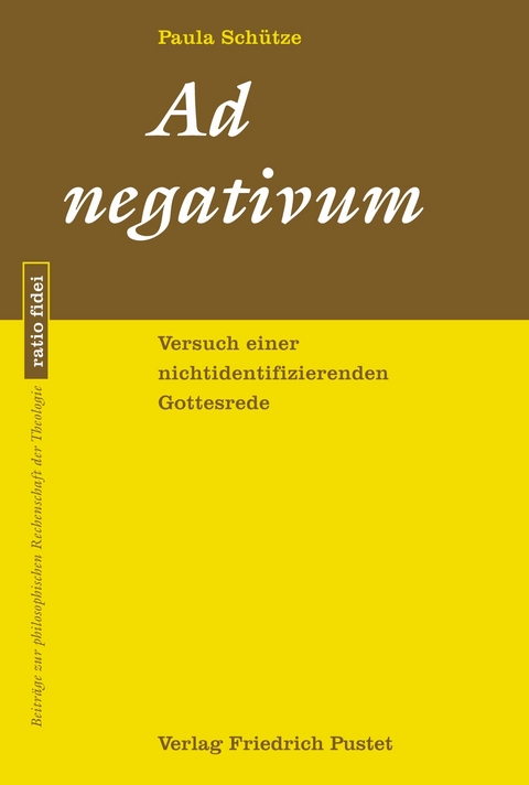 Ad negativum - Paula Sch&uuml;tze