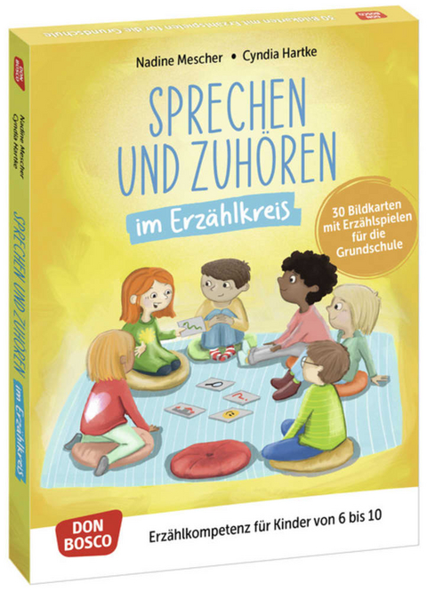 Sprechen und Zuh&ouml;ren im Erz&auml;hlkreis. 30 Bildkarten mit Erz&auml;hlspielen f&uuml;r die Grundschule - Nadine Mescher