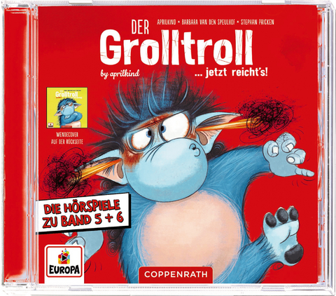 Der Grolltroll ... ist eifers&uuml;chtig & Der Grolltroll ... jetzt reicht's! (CD) -  aprilkind, Barbara van den Speulhof