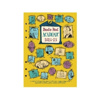 The Dodo Pad Academic 2024-2025 Filofax-compatible A5 Organiser Diary Refill, Mid Year / Academic Year, Week to View