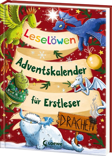 Lesel&ouml;wen-Adventskalender f&uuml;r Erstleser - Drachen - Vanessa Walder, Ann-Katrin Heger, Amelie Benn,  St&uuml;tze &  Vorbach
