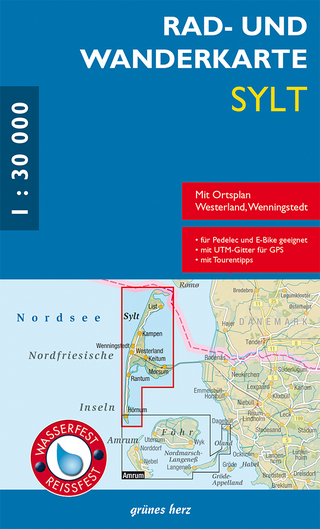 Rad- und Wanderkarte Sylt