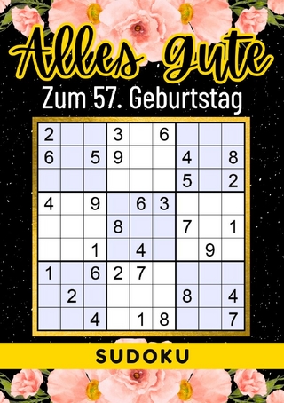 57 Geburtstag Geschenk | Alles Gute zum 57. Geburtstag - Sudoku