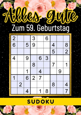 59 Geburtstag Geschenk | Alles Gute zum 59. Geburtstag - Sudoku