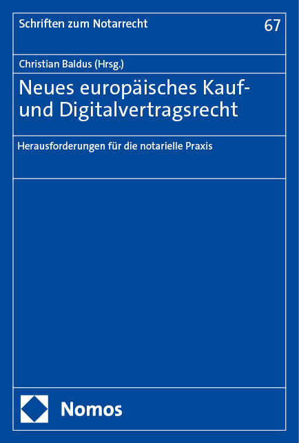 Neues europ&auml;isches Kauf- und Digitalvertragsrecht - 
